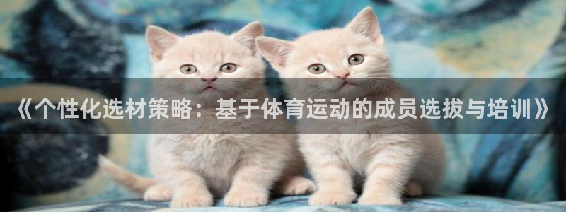 betway西汉姆：《个性化选材策略：基于体育运动的成员选拔与培训》